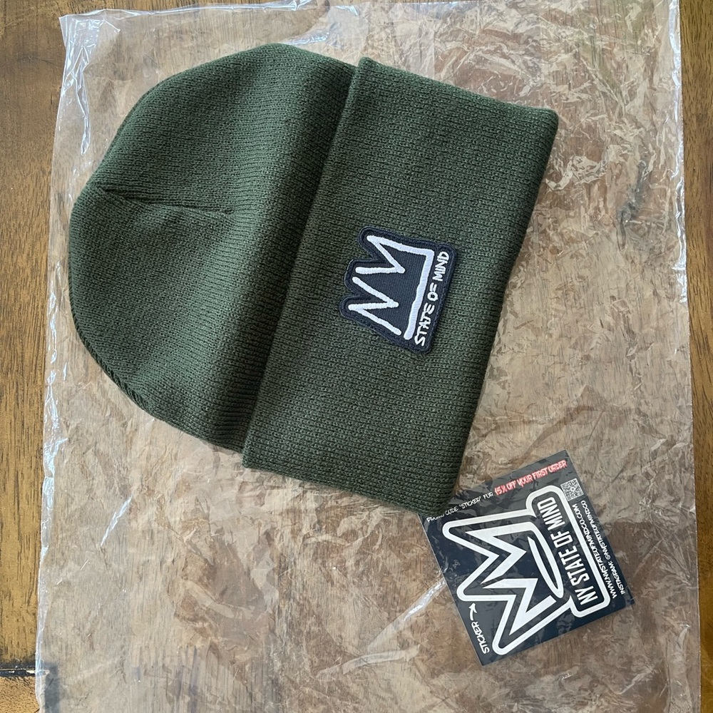 Green NY State of Mind Beanie